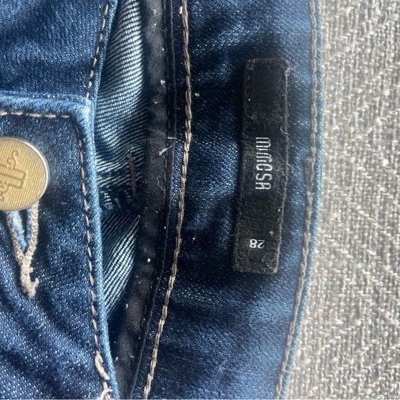Women’s Designer Jeans, MIMOSA, dark blue, mid-rise, slim leg - size 28 - Picture 5 of 5